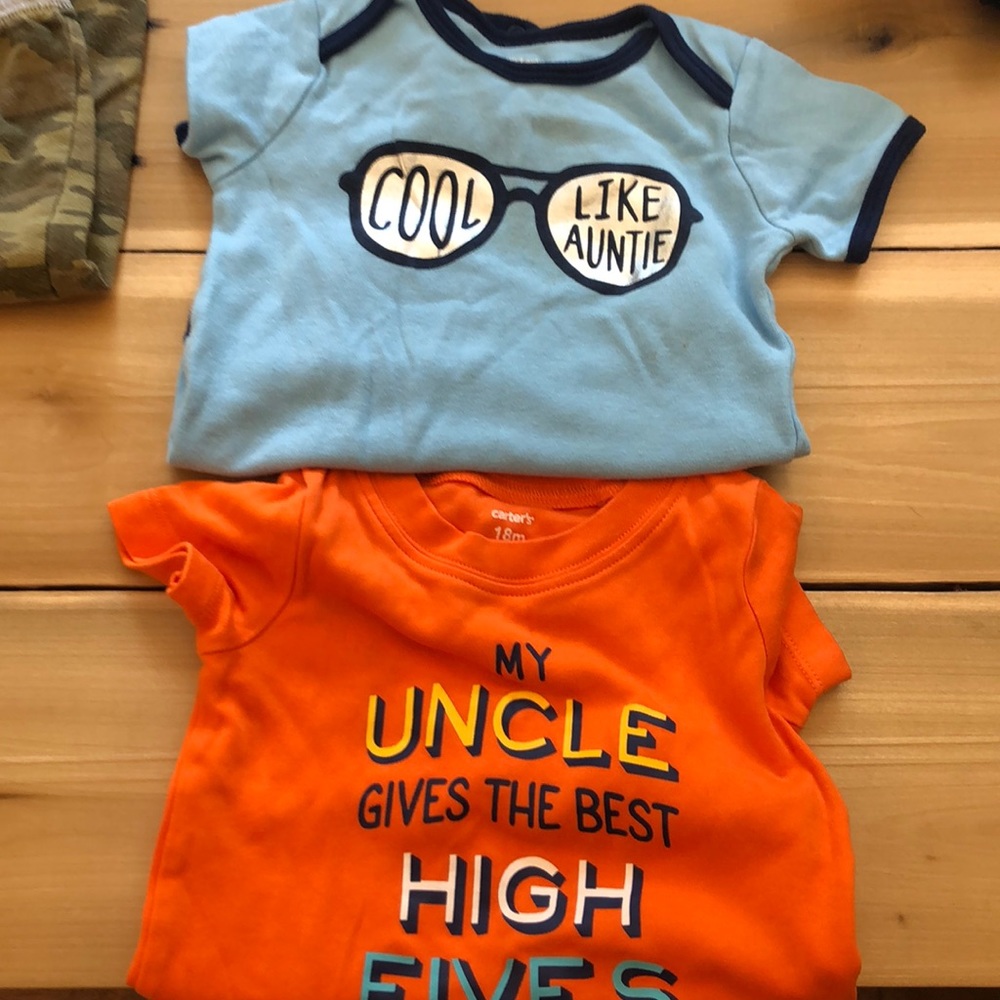 Cool aunt/ cool uncle onesies
